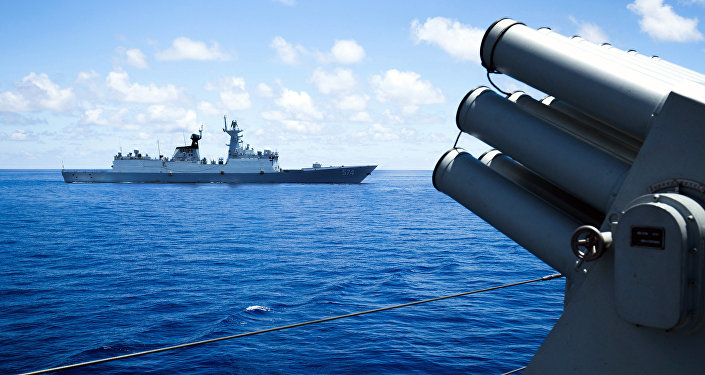 Посада кинеске Јужноморске флоте током војне вежбе у Јужном кинеском мору