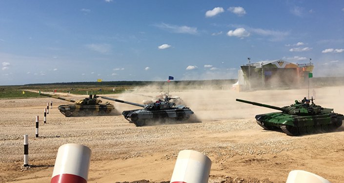 Тенковски биатлон, Међународне војне игре у Русији