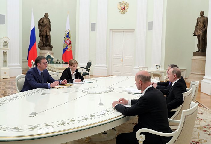 Састанак Александра Вучића и Владимира Путина