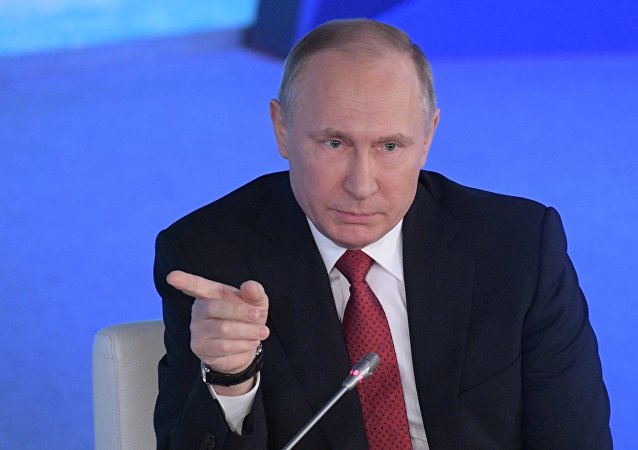 Руски председник Владимир Путин на форуму Арктик - територија дијалога