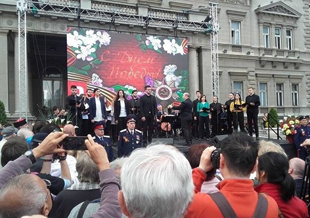 Концерт после свечаног марша Бесмртног пука у Београду.