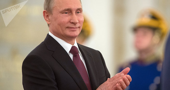 Председник Русије Владимир Путин на церемонији уручивања државних награда у Кремљу