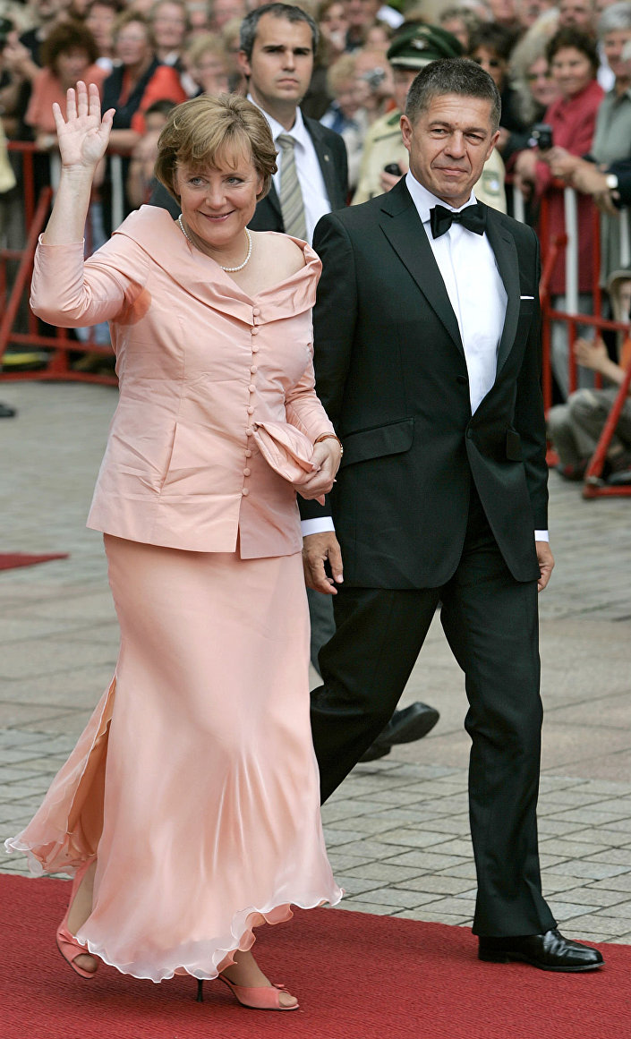 Nemačka kancelarka Angela Merkel sa suprugom 