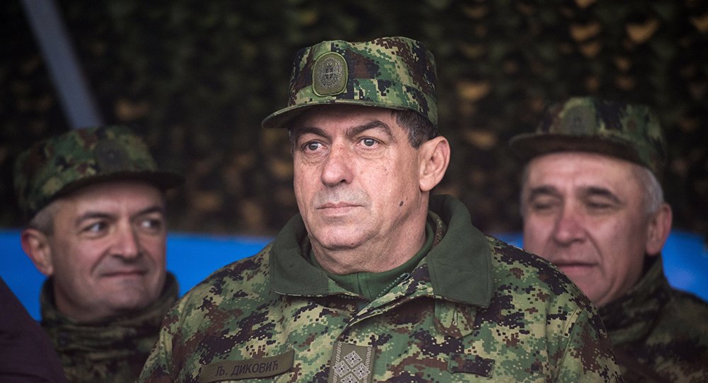 Начелник Генералштаба Љубиша Диковић на војним вежбама