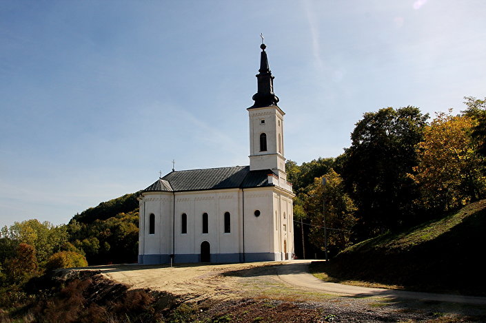 Crkva rođenja Presvete Bogorodice u selu Novaci kod Uba